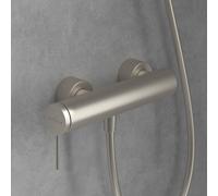 Villeroy & Boch Mitigeur de douche Loop+Friends TVS10630115364 mural anti-retour nickel brossé noir