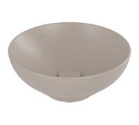 Villeroy & Boch Loop & friends vasque à poser - 38cm - ronde avec trop-plein CeramicPlus almond 4a4500am