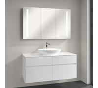 Villeroy & Boch Loop & Friends Vasque avec meuble Embrace et armoire de toilette My View 14, 4A4701R1+A95700DH+A4231200, My View 14