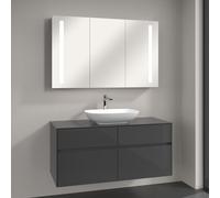 Villeroy & Boch Loop & Friends Vasque avec meuble Embrace et armoire de toilette My View 14, 4A4900R1+A95700FP+A4231200, My View 14
