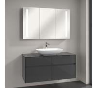 Villeroy & Boch Loop & Friends Vasque avec meuble Embrace et armoire de toilette My View 14, 4A5001R1+A95700FP+A4231200, My View 14