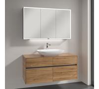 Villeroy & Boch Loop & Friends Vasque avec meuble Embrace et armoire de toilette My View Now, 4A4501R1+A95700RH+A4551200, My View Now