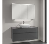 Villeroy & Boch Loop & Friends Vasque avec meuble Embrace et armoire de toilette My View Now, 4A4901R1+A95700FP+A4551200, My View Now