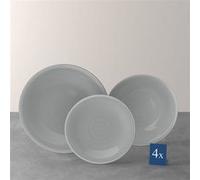 VILLEROY & BOCH Loop Service de Vaisselle 12 Pièces Gris Gris G