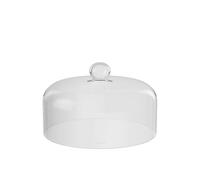 Villeroy & Boch - Manufacture cloche 25,5 cm transpar., résist. lave-vaiss./four micro-ondes, cloche à fromage, dôme à fromage pour présent. fromages, antipasti, charcuteries/fruits, verre borosil.