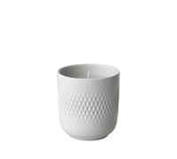Villeroy & Boch - Manufacture Collier Blanc Bougie Parfumée Carre Mystery 8,5 X 8,5 X 9 Cm, Porcelaine Premium, Durée De Combustion De 40 H