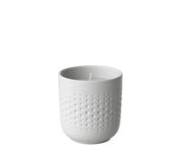Villeroy & Boch - Manufacture Collier Blanc Bougie Parfumée Perle Sparkle 8,5 X 8,5 X 9 Cm, Porcelaine Premium, Durée De Combustion De 40 H