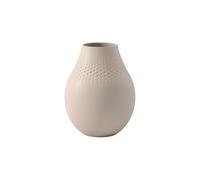Villeroy & Boch – Vase Manufacture Collier Sand Haut Perle 20 cm Porcelaine Premium Beige
