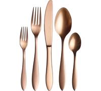 Villeroy & Boch - Manufacture Cutlery Couverts de table pour 4 personnes maximum, 20 unités, Acier inoxydable, Cuivre