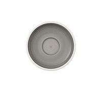 Villeroy & Boch Manufacture Gris Sous-tasse, 16 cm, Porcelaine Premium, Gris