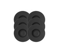 Villeroy & Boch - Manufacture Rock Assiette À Pâtes, 6 Assiettes, Porcelaine Premium, Résistant Au Lave-Vaisselle Et Au Four À Micro-Ondes, Noir