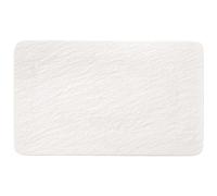 Villeroy & Boch Manufacture Rock Blanc Assiette multifonctions rectangulaire 28x17cm