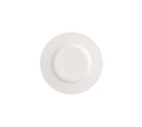 Villeroy & Boch Manufacture Rock Blanc Assiette pour Le Petit-déjeuner (22 cm), Porcelaine Premium, Blanc