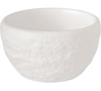 Villeroy & Boch - Manufacture Rock Blanc coquetier blanc, résistant au lave-vaisselle, look ardoise mat, design moderne, utilisable comme verre à shot/verre à liqueur, porcelaine Premium