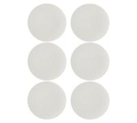 Villeroy & Boch Manufacture Rock Blanc Lot de 6 Assiettes Gourmet 31,7 cm Porcelaine Premium Passe au lave-vaisselle et au micro-ondes Blanc