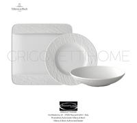 Manufacture Rock blanc Coupelle plate 24cm
