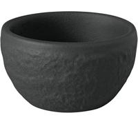Villeroy & Boch - Manufacture Rock coquetier noir, résistant au lave-vaisselle, look ardoise mat, design moderne, utilisable comme verre à shot/verre à liqueur, porcelaine Premium