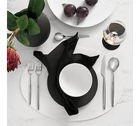 Villeroy & Boch Manufacture Rock Lot de 4 Sets de Table ovales réversibles en Cuir synthétique Blanc