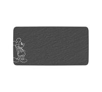 Villeroy & Boch - Plat de service Manufacture Rock Mickey Mouse, noir, lave-vaisselle/micro-ondes