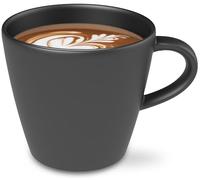 Villeroy & Boch - Manufacture Rock Tasse À Café Sans Sous-Tasse, Tasse En Porcelaine Premium Au Look Ardoise, 150 Ml, Noir Mat