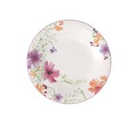 Villeroy & Boch Mariefleur Basic Assiette gourmet ronde, 30 cm, Porcelaine Premium, Blanc/Multicolore