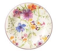 Villeroy & Boch Mariefleur Basic Assiette petit-déjeuner, 21 cm, Porcelaine Premium, Blanc/Multicolore