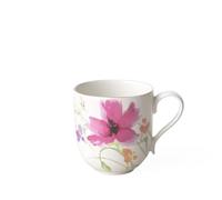 Villeroy & Boch Mariefleur Basic Mug à café, 350 ml, Hauteur : 9 cm, Porcelaine Premium, Blanc/Multicolore