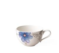 Villeroy & Boch Mariefleur Gris Basic Tasse, 390 ml, Hauteur : 7 cm, Porcelaine Premium, Blanc/Multicolore