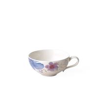 Villeroy & Boch Mariefleur Gris Basic Tasse à thé, 240 ml, Hauteur : 5 cm, Porcelaine Premium, Blanc/Multicolore