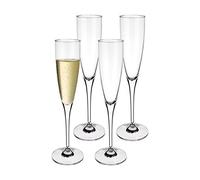 Villeroy & Boch Maxima Lot de 4 flûtes à champagne en cristal transparent 150 ml 26,5 cm Passe au lave-vaisselle