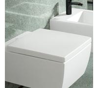 Villeroy & Boch Siège WC Memento 2.0 8M24S101 Blanc alpin, dégagement rapide, fermeture amortie
