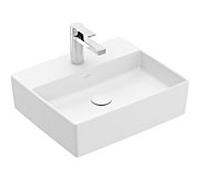 Villeroy & Boch Memento 2.0 lavabo 4A0751RW 50x42cm, trou pour 2000 , sans trop-plein, Stone White C +