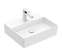 Villeroy & Boch Memento 2.0 lavabo 4A225101 50 x 42 cm, blanc alpin, avec trou pour robinetterie, sans trop-plein