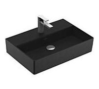 Villeroy & Boch Memento 2.0 lavabo 4A2261S5 60 x 42 cm, Ebony C-plus, avec trou pour robinetterie, sans trop-plein