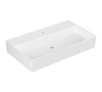 Villeroy & Boch Memento 2.0 lavabo 4A228101 80 x 47 cm, blanc alpin, avec trou pour robinetterie, sans trop-plein