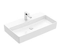 Villeroy & Boch Memento 2.0 lavabo 4A2281R1 80 x 47 cm, blanc alpin C-plus, avec trou pour robinetterie, sans trop-plein