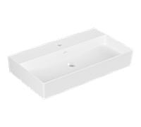 Villeroy & Boch Memento 2.0 lavabo 4A2281R1 80 x 47 cm, blanc alpin C-plus, avec trou pour robinetterie, sans trop-plein