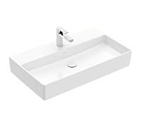 Villeroy & Boch Memento 2.0 lavabo 4A228L01 80 x 47 cm, blanc alpin, avec trou pour robinetterie, sans trop-plein