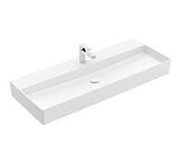 Villeroy & Boch Memento 2.0 lavabo 4A22CHRW 120 x 47 cm, Stone White C-plus, avec trou pour robinetterie, sans trop-plein