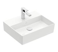 Villeroy & Boch Memento 2.0 lavabo - dessous meulé 50x42cm - sans trop-plein 1 trou de robinet ceramic+ blanc 4a225lr1