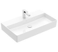 Villeroy & Boch Memento 2.0 lavabo mural, 1 trou pour robinet, sans trop-plein, non poncé, 800x470mm, 4A228101, Couleur: blanc-alpin