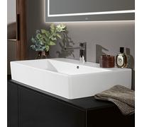 Villeroy & Boch Vasque Memento 2.0 4A228GRW 80×47 cm Stone White C-plus, trou robinet, trop-plein