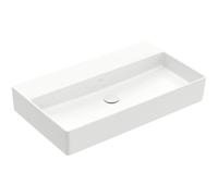 Villeroy & Boch Memento 2.0 lavabo - pour porte-serviettes 80x47cm - sans trop-plein sans trou de robinet blanc 4a228301