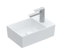 Villeroy & Boch Memento 2.0 lave-mains 43234001 40 x 26 cm, blanc alpin, avec trou pour robinetterie, sans trop-plein