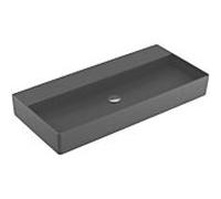 Villeroy & Boch Memento 2.0 vasque 4A221FI4 100 x 47 cm, Graphite C-plus, sans trou pour robinetterie, sans trop-plein