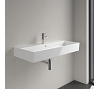 Villeroy & Boch Vasque Memento 2.0 4A221GR1 100×47 cm Blanc Alpine C-Plus, trou robinet, trop-plein
