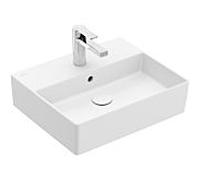 Villeroy & Boch Vasque Memento 2.0 50 x 42 cm Blanc pierre C-plus, 1 trou, trop-plein