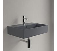 Villeroy & Boch Lavabo mural Memento 2.0 4A2260I4 60 x 42 cm Graphite C-plus, 1 trou, trop-plein