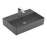 Villeroy & Boch Memento 2.0 vasque 4A226GI4 60 x 42 cm, Graphite C-plus, avec trou pour robinetterie, avec trop-plein
