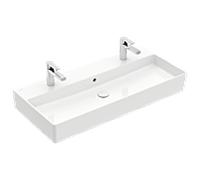 Villeroy & Boch Vasque Memento 2.0 100×47 cm Blanc Alpine C-plus, trou pour robinetterie, trop-plein
